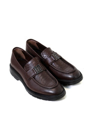 tokalı loafer koyu kahverengi ayakkabı 