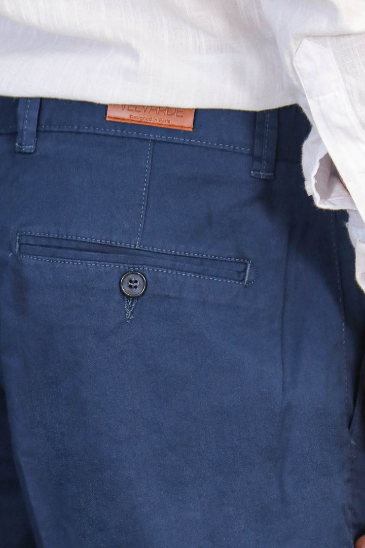 VELVARDE/SLIM SHORT/ LACİVERT 