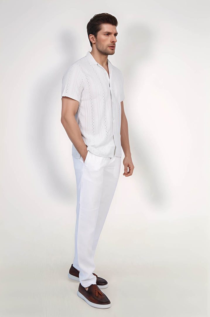 VELVARDE DELİKLİ DÜĞMELİ TSHIRT GRİ