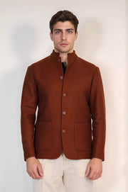 VELVARDE KAŞE KABAN / KİREMİT 