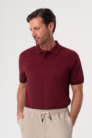 VİŞNE POLO YAKA T-SHIRT
