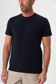 LACİVERT KISA KOL T-SHIRT 