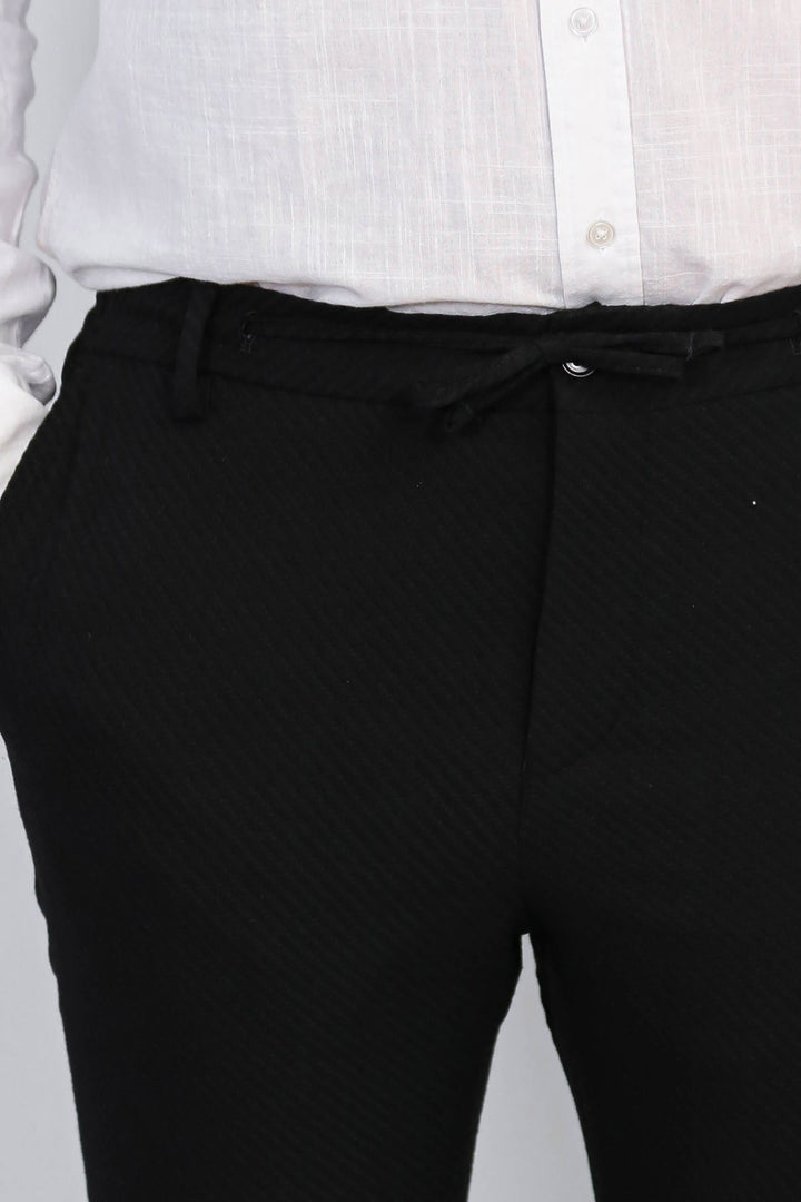 JOGGER TEK PANTOLON SİYAH