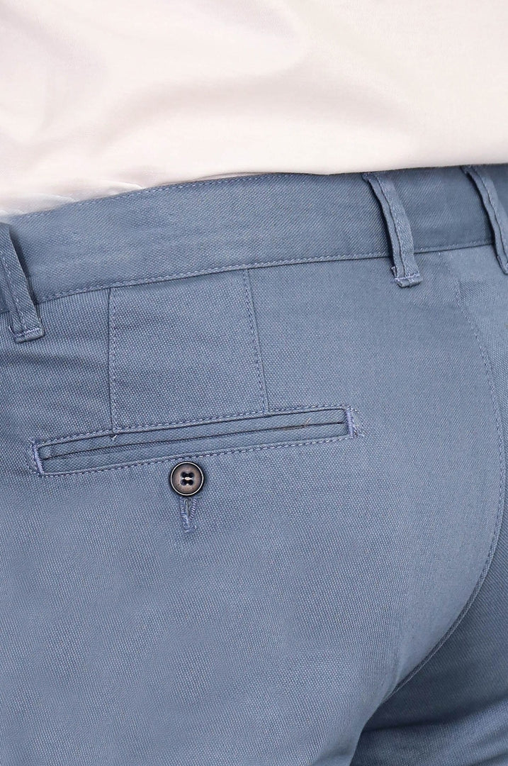 VELVARDE SLİM CHINO PANTOLON MAVİ