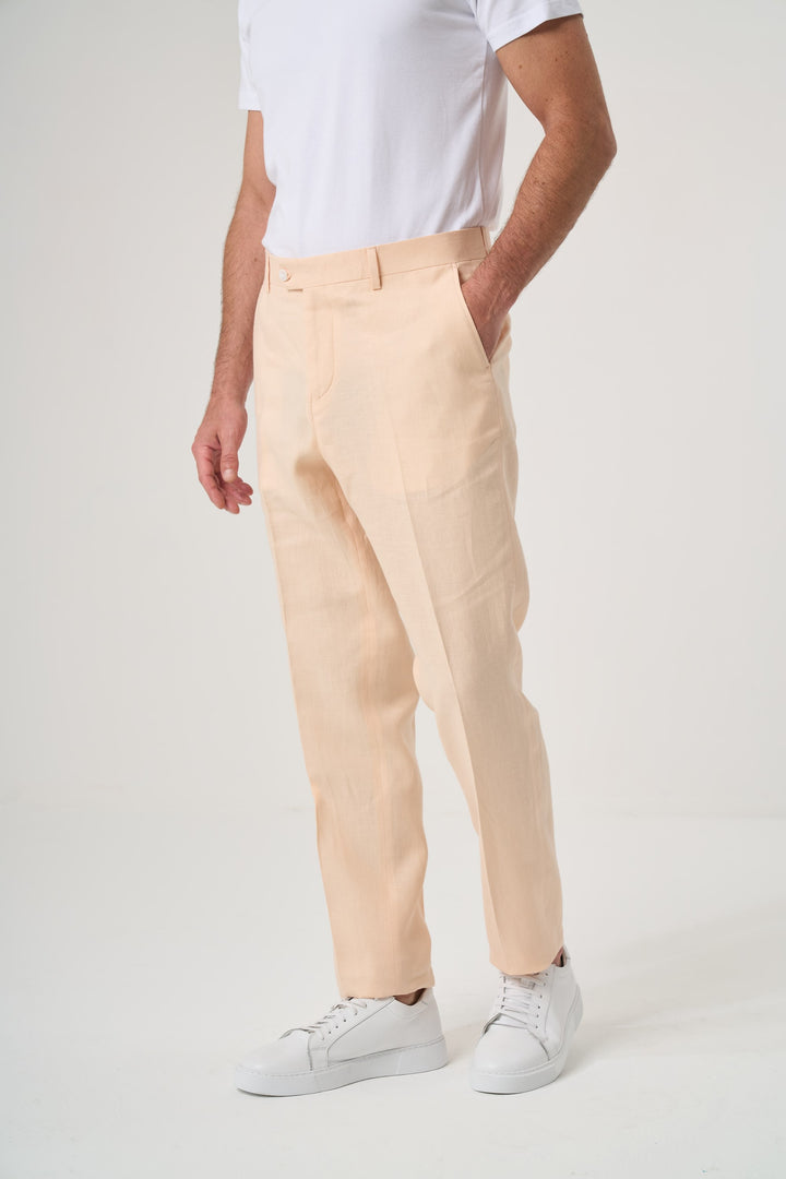  KETEN SLIM PANTOLON SOMON