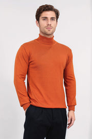 tam balıkçı kiremit triko kazak 