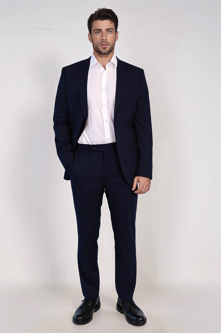VELVARDE ERN BASIC SLIM TAKIM ELBİSE LACİVERT