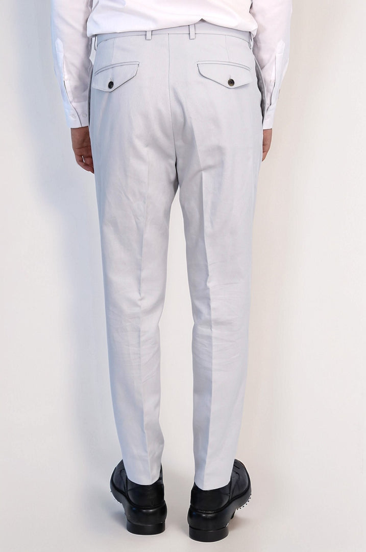 VELVARDE TOKALI TEK PANTOLON GRİ