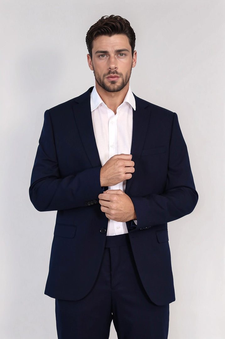 VELVARDE ERN BASIC SLIM TAKIM ELBİSE LACİVERT
