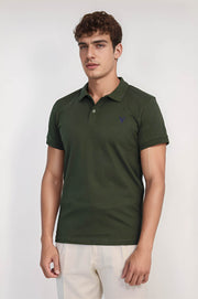 VELVARDE POLO YAKA TSHIRT HAKİ (1815)