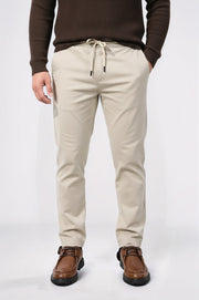 venüs oversize lastikli bej pantolon 