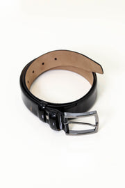 rugan deri kemer siyah 