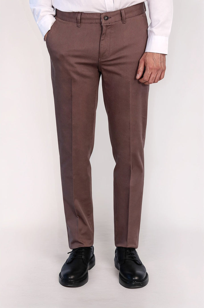 VELVARDE/ REGULAR ÇİNO PANTOLON/KAHVERENGİ