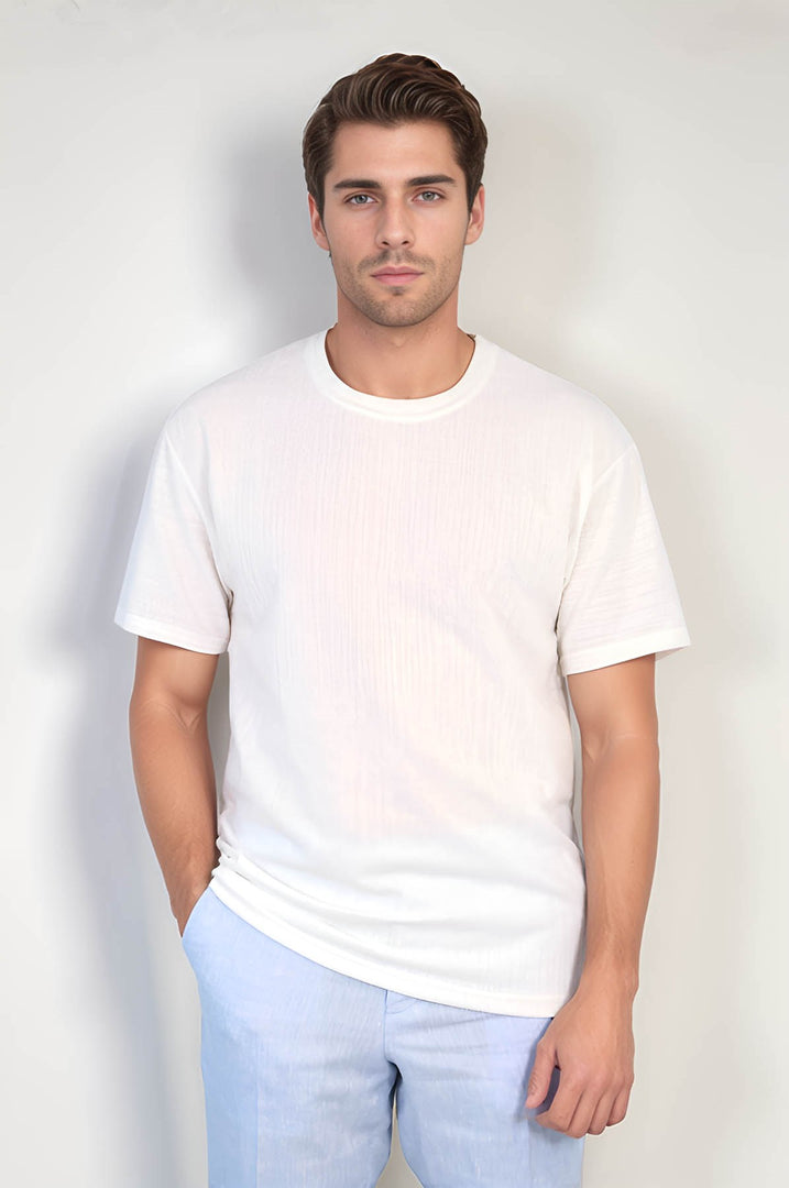 VELVARDE BÜRÜMCÜK TSHIRT BEYAZ (1825)