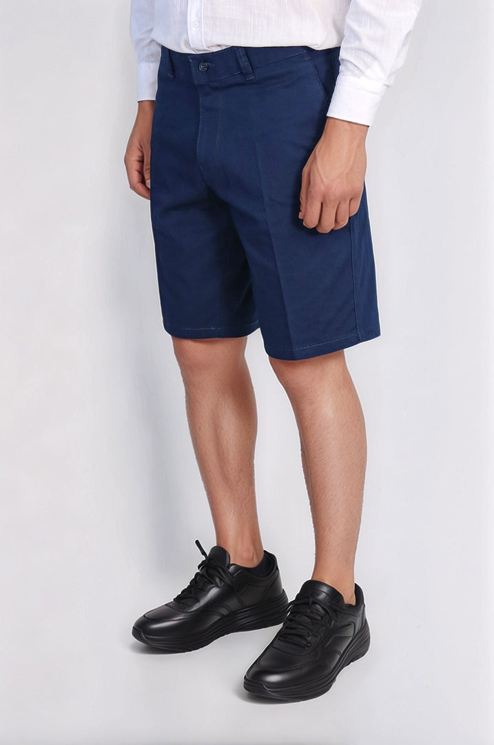 VELVARDE/SLIM SHORT/ LACİVERT 
