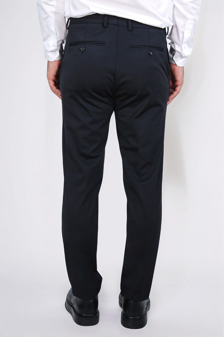 hafif dokulu kendinden kemerli siyah jogger tek pantolon 