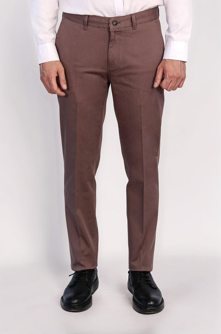 VELVARDE/ REGULAR ÇİNO PANTOLON/KAHVERENGİ