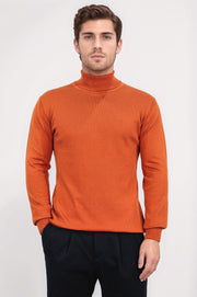 tam balıkçı kiremit triko kazak 