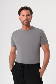 GRİ KISA KOL T-SHIRT 