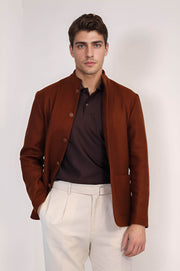 VELVARDE KAŞE KABAN / KİREMİT 