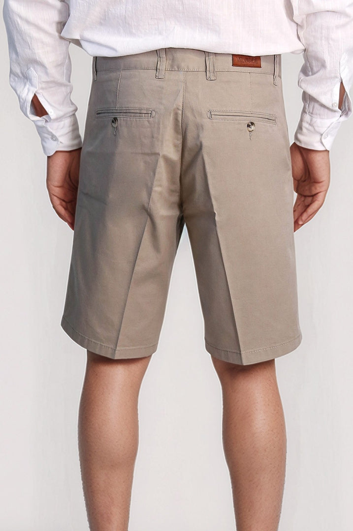 VELVARDE /SLIM SHORT / KOYU BEJ
