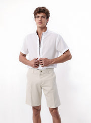 VELVARDE/ SLIM SHORT/ KIRIK BEYAZ