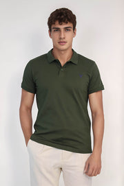 VELVARDE POLO YAKA TSHIRT HAKİ (1815)
