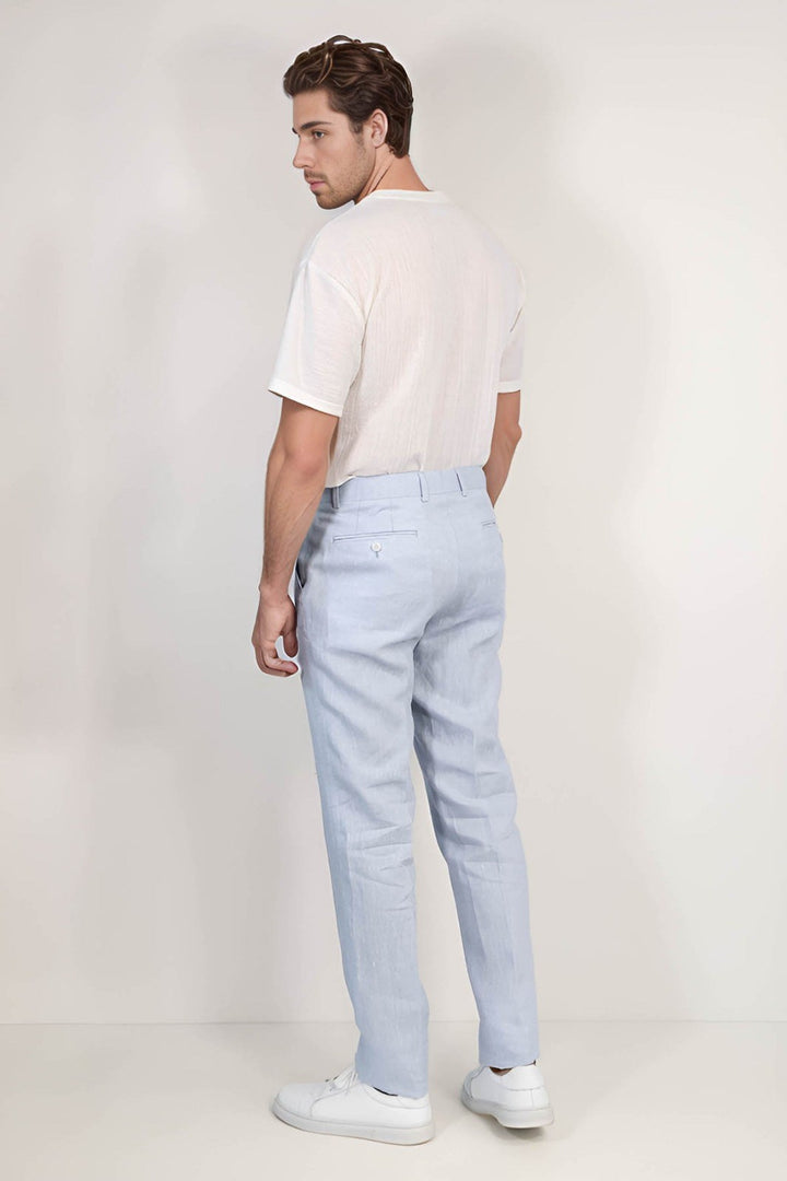 VELVARDE KETEN JOGGER İPLİ LASTLİKLİ PANT. A.MAVİ