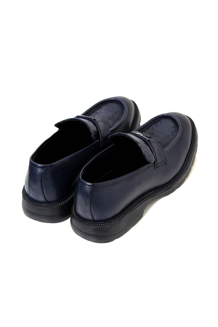 tokalı loafer lacivert ayakkabı 
