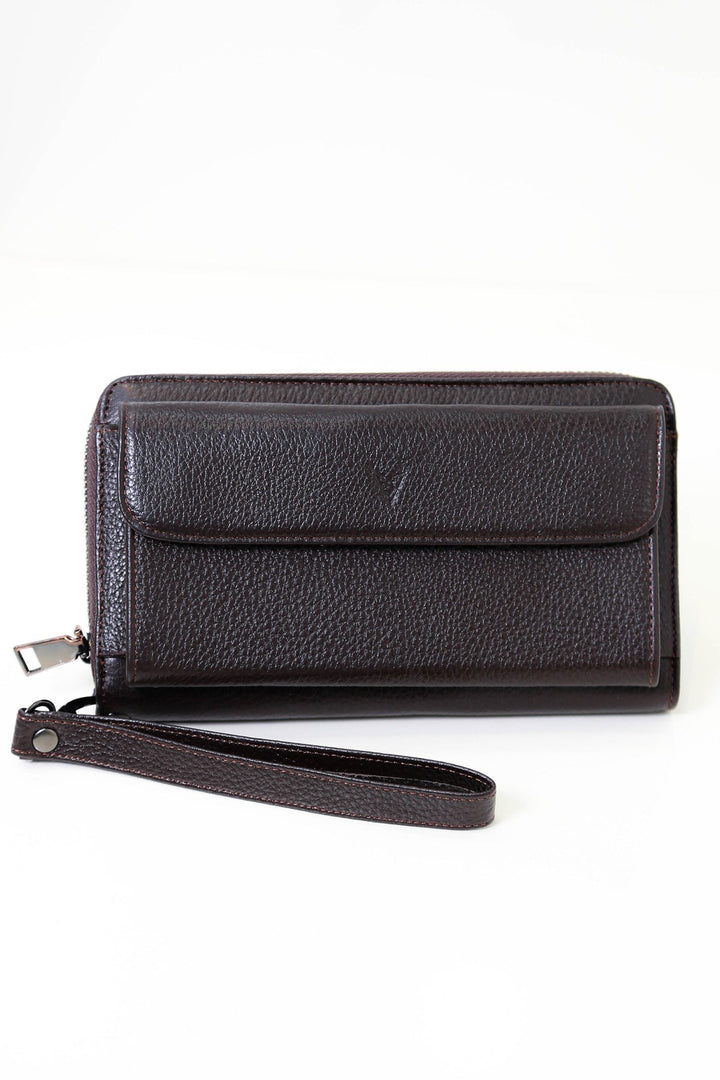 telefonluk deri cüzdan (1002-2) kahverengi